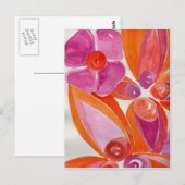 VOLCANO PETALS POSTKARTE (Vorne/Hinten)