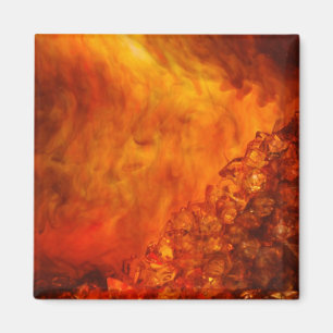 "Volcano"-Sammlung Original Lyrical Abstraction Magnet