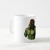 Volcano Troll Vacation Picture Fantasy Coffee Cup Kaffeetasse (Vorderseite Links)