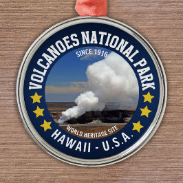 Volcanoes National Park Hawaii  Ornament Aus Metall