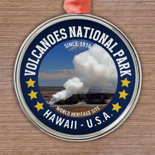 Volcanoes National Park Hawaii  Ornament Aus Metall