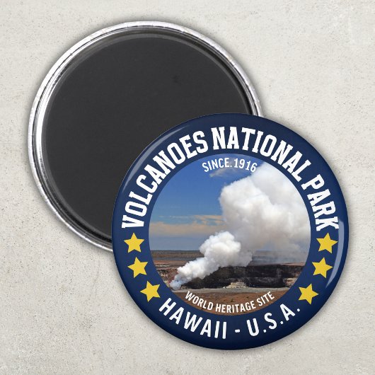 Volcanoes National Park Hawaii Since 1916 Magnet