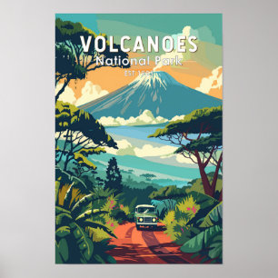 Volcanoos Nationalpark Ruanda Kunst, Dichtung und  Poster