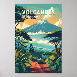 Volcanoos Nationalpark Ruanda Kunst, Dichtung und  Poster
