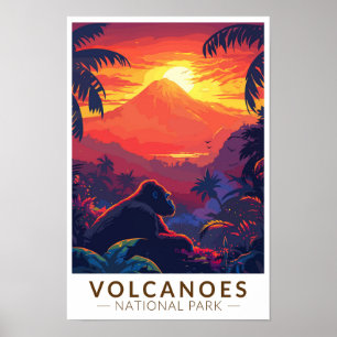 Volcanos Nationalpark California Poster