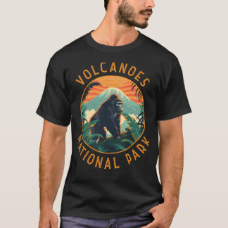 Volcanos Nationalpark Ruanda Retro Distressed Ci T-Shirt