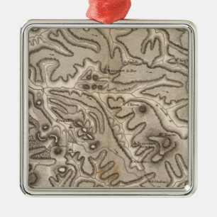 Volcans Haute die Loire Silbernes Ornament