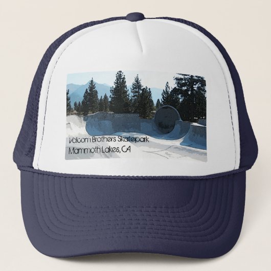 Volcom Brüder Skatepark Fernlastfahrer-Hut Truckerkappe (Vorderseite)