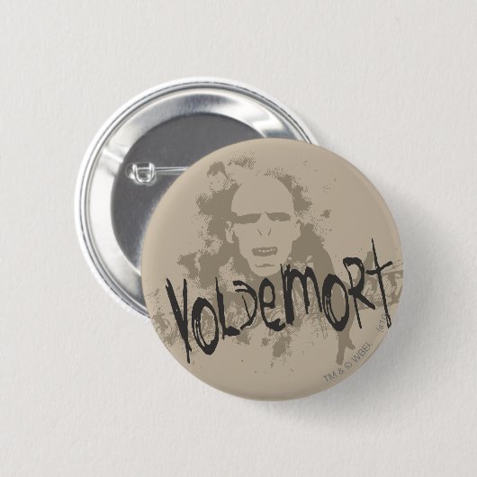 Voldemort Dark Arts Graphic Button (Vorne & Hinten)