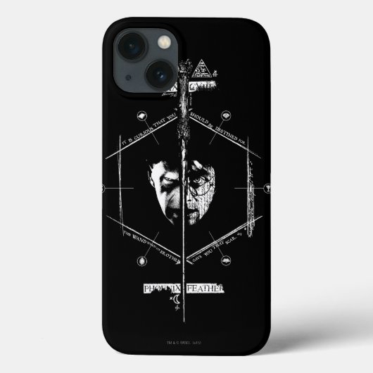 Voldemort Harry Potter Gesicht aus Grafik Case-Mate iPhone Hülle (Rückseite)