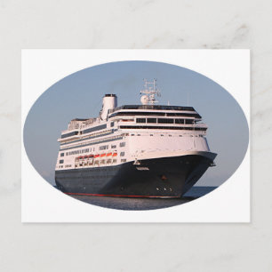 Volendam Kreuzfahrtschiff Oval 6 Postkarte