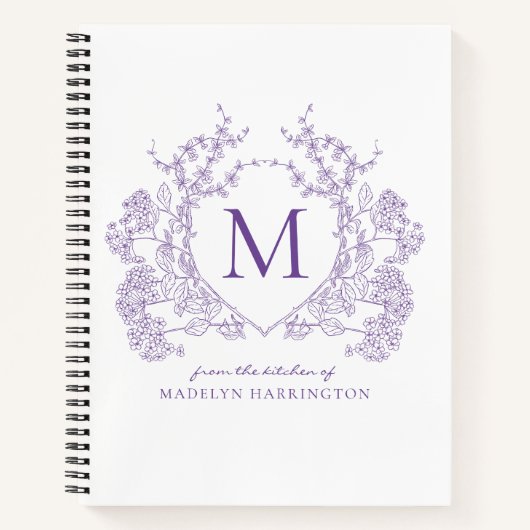 Volibris-Wappen Monogramm Rezept Notizblock (Vorderseite)