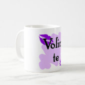 Volim te - Serbian - i-Liebe Sie Kaffeetasse (Vorderseite Links)