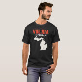 Volinia Michigan USA State America Travel Michigan T-Shirt (Vorne ganz)
