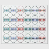 Volk-Entwurf Geschenkpapier (Flach)