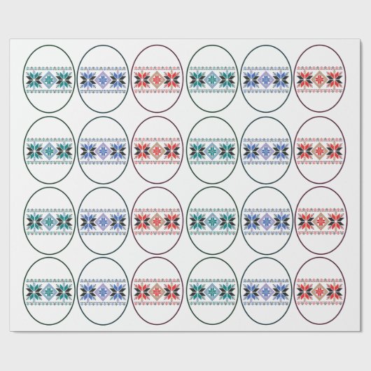 Volk-Entwurf Geschenkpapier (Flach)