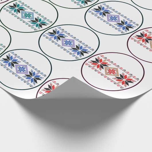 Volk-Entwurf Geschenkpapier (Ecke)