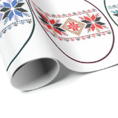 Volk-Entwurf Geschenkpapier (Rolleneckpunkt)