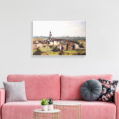 Volk von Lugo/Village in Lugo Leinwanddruck (Insitu (Wohnzimmer))