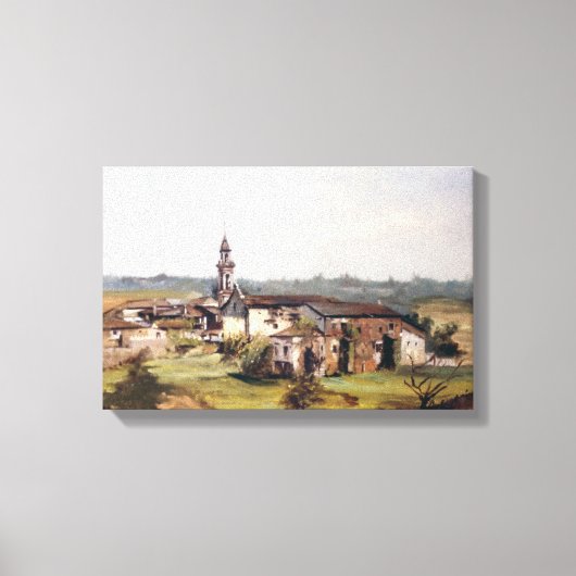 Volk von Lugo/Village in Lugo Leinwanddruck (Vorderseite)