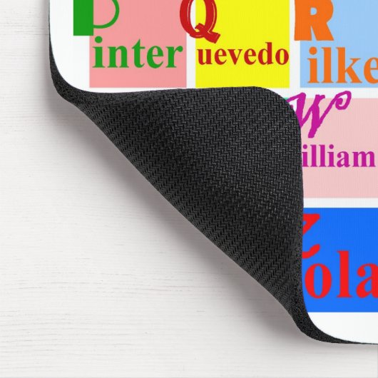 Völker der Buchstaben Mousepad (Ecke)
