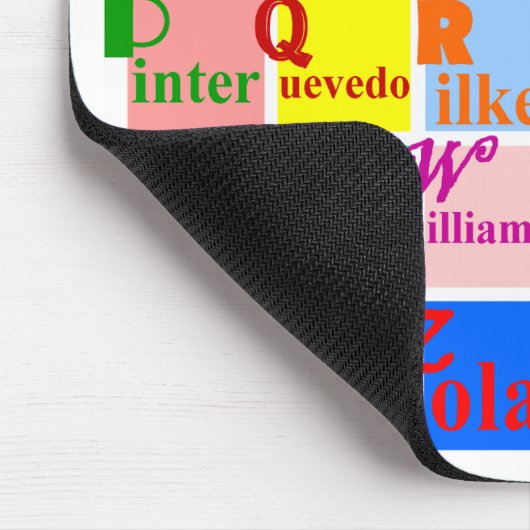 Völker der Buchstaben Mousepad (Ecke)