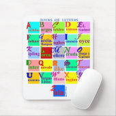 Völker der Buchstaben Mousepad (Mit Mouse)