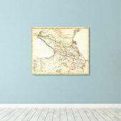 Völker des Kaukasus Leinwanddruck (Insitu (Holzboden))