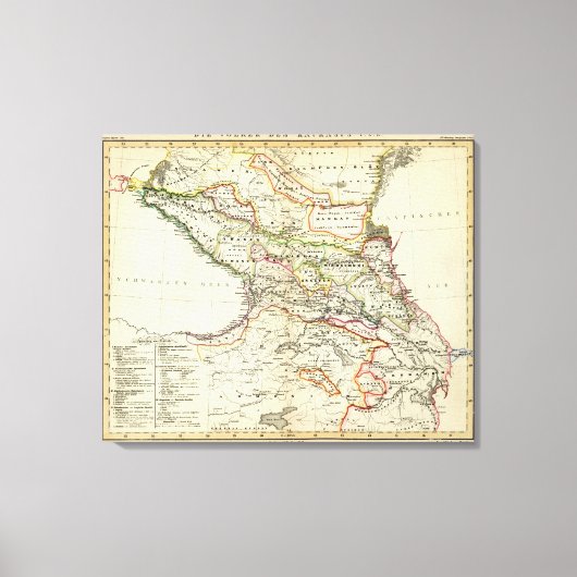 Völker des Kaukasus Leinwanddruck (Vorderseite)