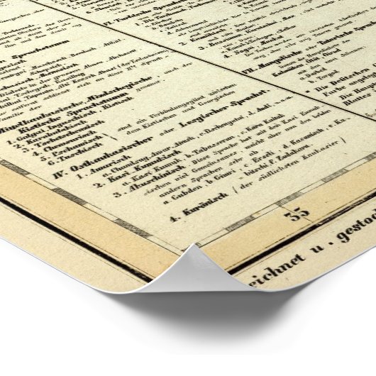 Völker des Kaukasus Poster (Ecke)