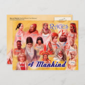 Völker Postkarte (Vorne/Hinten)