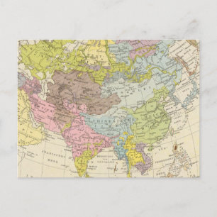 Volkerkar te von Asien Postkarte