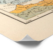 Volkerkar te von Europa, Karte Europas Poster (Ecke)