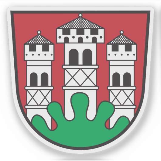 Völkermarkt, Österreich Aufkleber (Vorderseite)