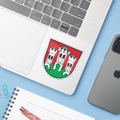 Völkermarkt, Österreich Aufkleber (Laptop mit iPhone)