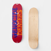 Völkermord Deniers Skateboard (Vorderseite)