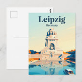 Völkerschlachtdenkmal, Leipzig Postkarte (Vorne/Hinten)