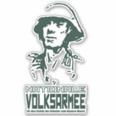 Volksarmee Aufkleber (Vorderseite)