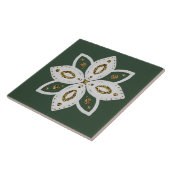 Volksblume 1 grün und weiß fliese (Seite)