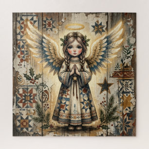 Volksfest Engel Weihnachten Puzzle