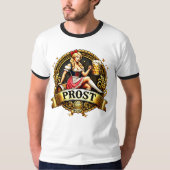 Volksfest - Prost - Kirchweih Dirndl 2025 T-Shirt (Vorderseite)