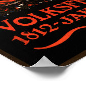 VOLKSFEST STRAUBING 1912 Bavaria Beerfest Vintag Poster (Ecke)