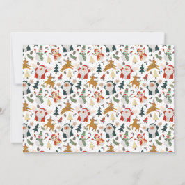 Volksfest Weihnachtsfigur Feiertagskarte