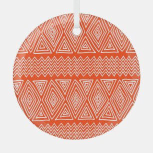 Volksformen, ethnisch geometrisch nahtlos. ornament aus glas