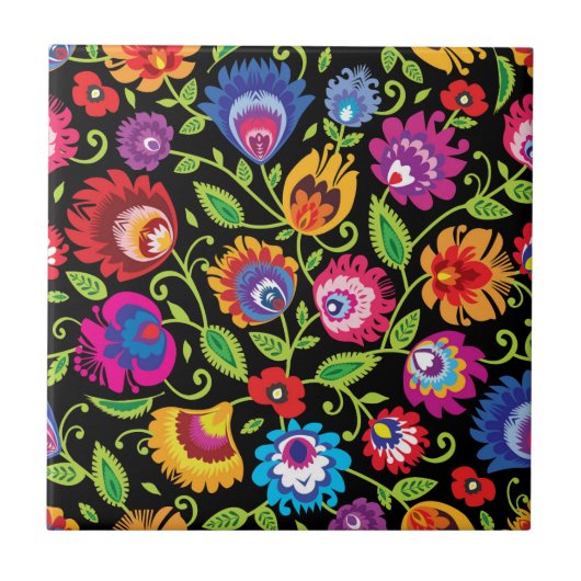 Volksgarten um Mitternacht Fliese (Vorderseite)