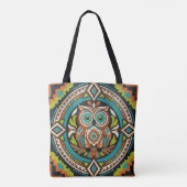 Volksgut Eule Tasche (Rückseite)