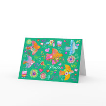 Volksgut Friedens-Tauben gefaltete Feiertagskarte