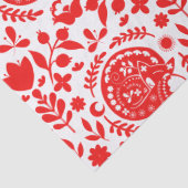 Volksgut Schlafender Fuchs Geschenk Seidenpapier (Detail)