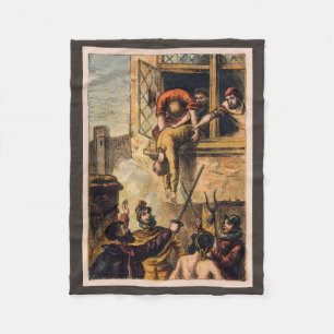 Volksjustiz am Bartholomäustag-Massaker Fleecedecke