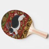 Volkskaninchen Tischtennis Schläger (Seitenansicht)